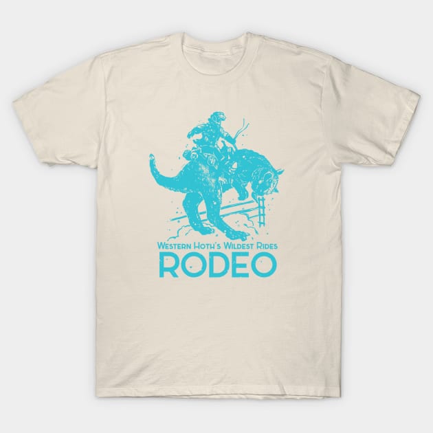 Taun Taun Rodeo T-Shirt by bigbadrobot